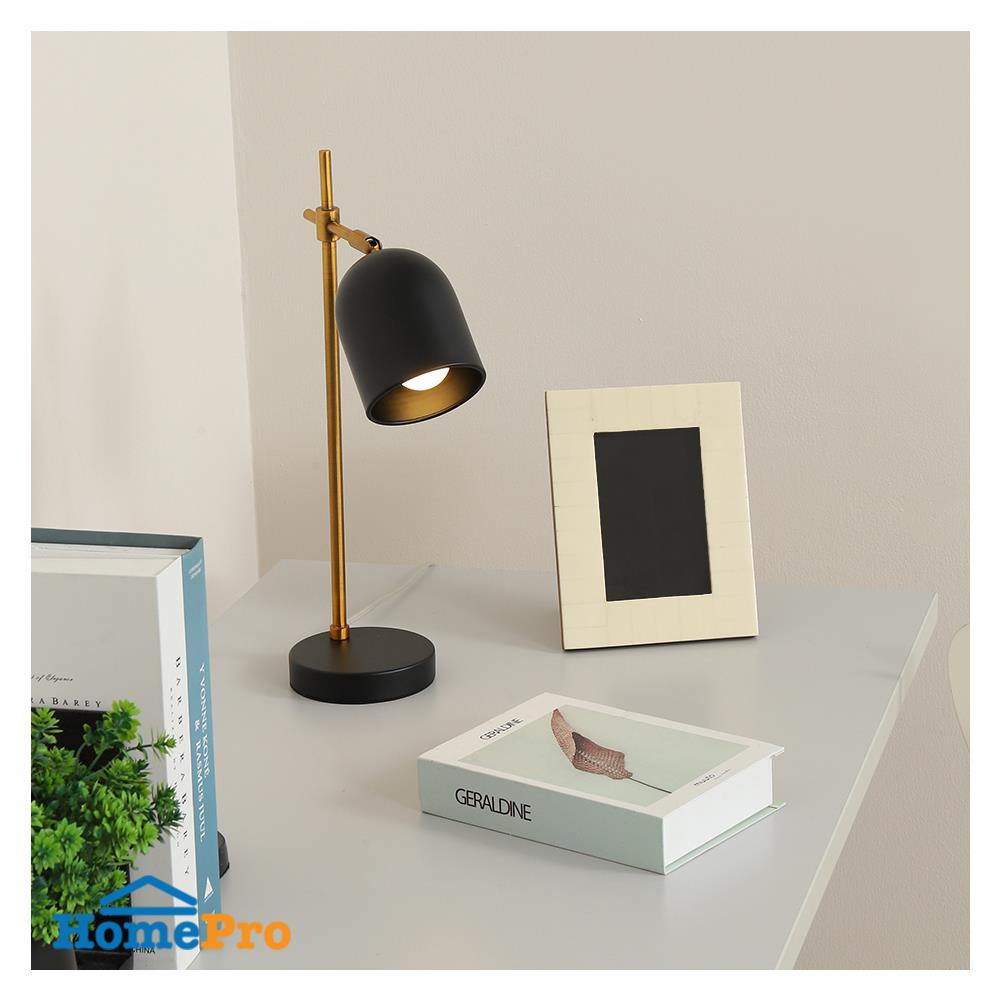 ไฟตั้งโต๊ะ CARINI 5041/1T สีดำ/ทอง