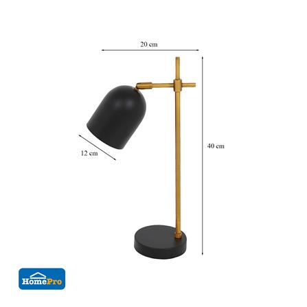 ไฟตั้งโต๊ะ CARINI 5041/1T สีดำ/ทอง_7