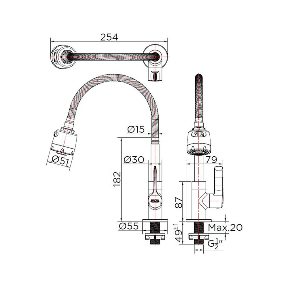 ก๊อกซิงค์ KARAT FAUCET KF-63-519-50