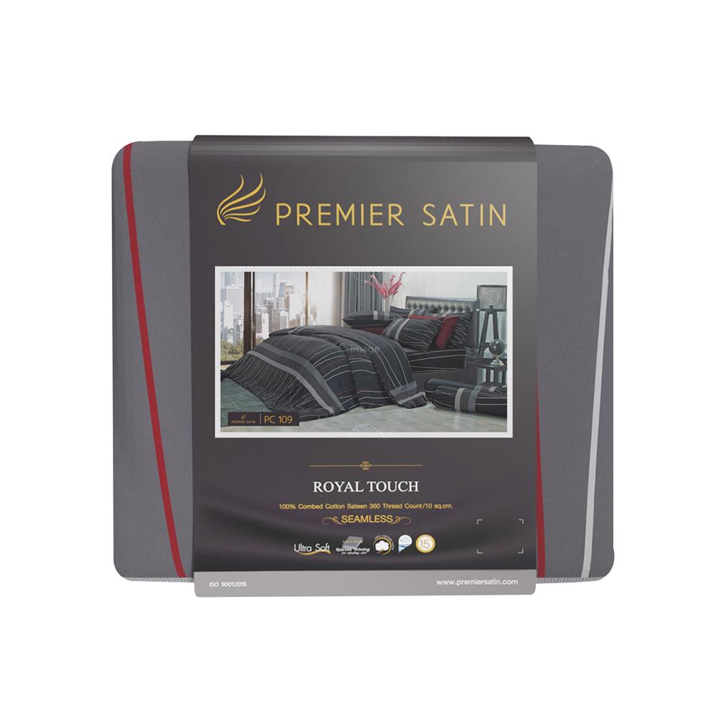 ชุดผ้าปูที่นอน 3.5 ฟุต (ชุด 2 ชิ้น) PREMIER SATIN ROYAL TOUCH PC109