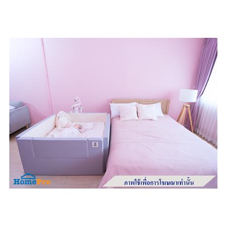 คอกกั้นเด็ก GEKO ไซซ์ S หนัง PU สีชมพู/ครีม_3