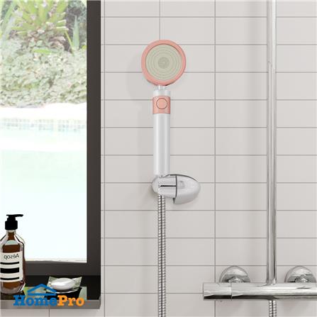 ชุดฝักบัวสายอ่อน MOYA MY-2100109 สีขาวชมพู_4