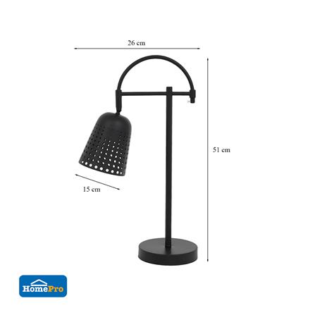 ไฟตั้งโต๊ะ CARINI 5034A/1T สีดำ_6