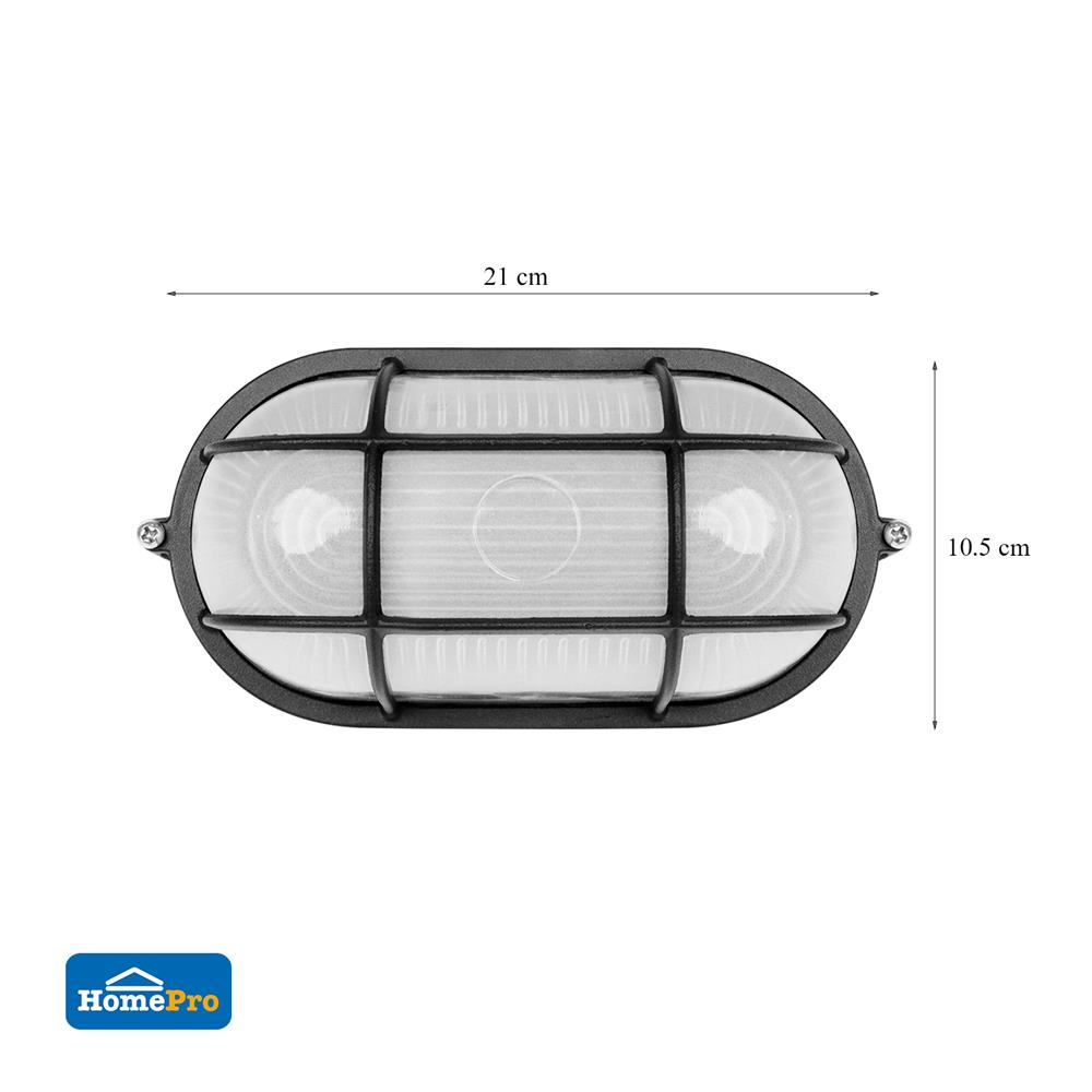 ไฟผนังนอก CARINI DL8009S-BK สีดำ