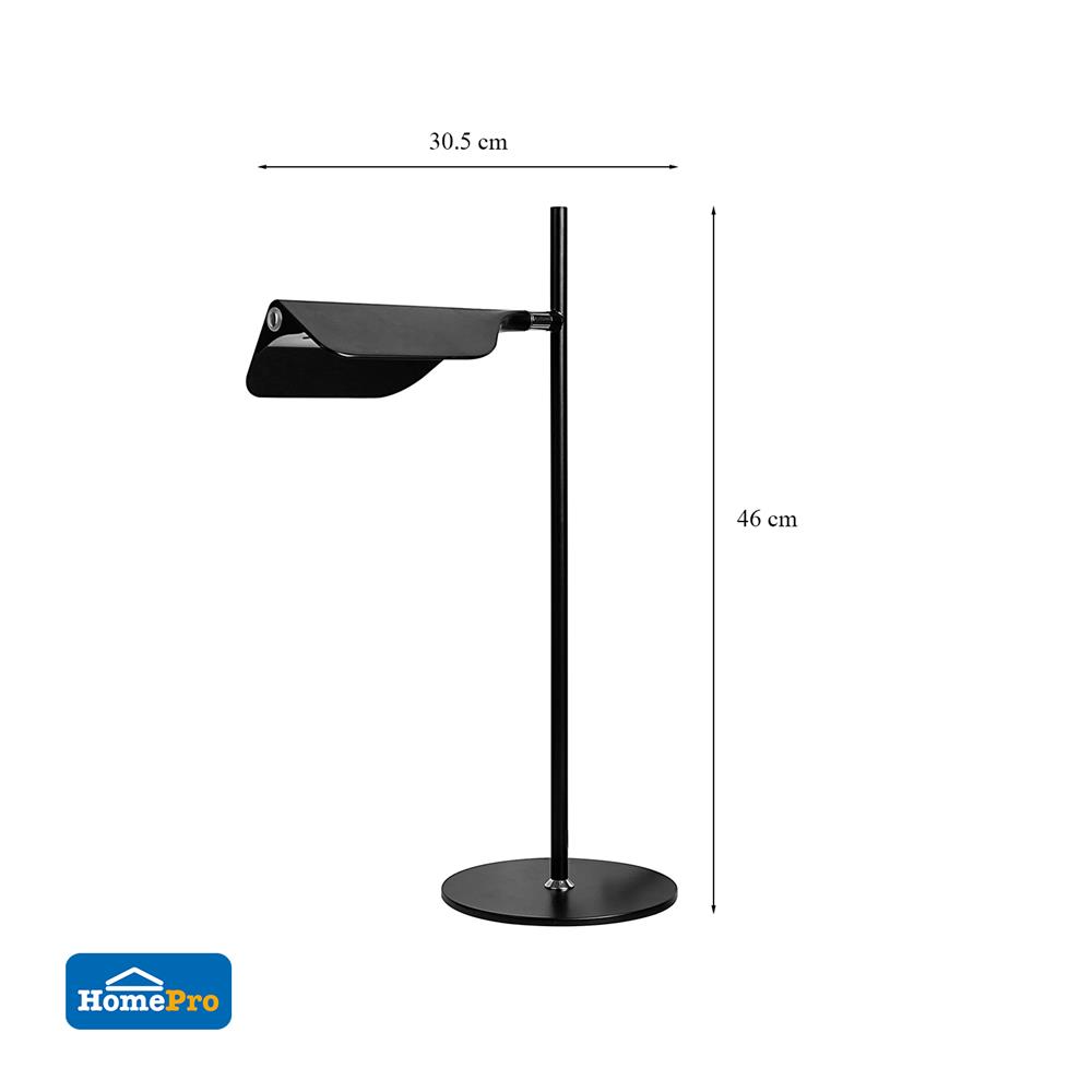 ไฟตั้งโต๊ะ LED CARINI MT15-2050 6 วัตต์ สีดำ