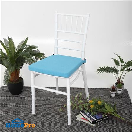 CHAIR PAD HOME LIVING STYLE TRAPEZ 15x15" BLUE