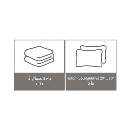 BEDSHEET SET 5' 3PCS PREMIER SATIN ROYALTOUCH SPC052