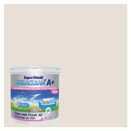 WATER-BASED INTERIOR PAINT TOA SUPERSHIELD DURACLEAN LAMB'S WOOL #8764 MATT 2.5GAL