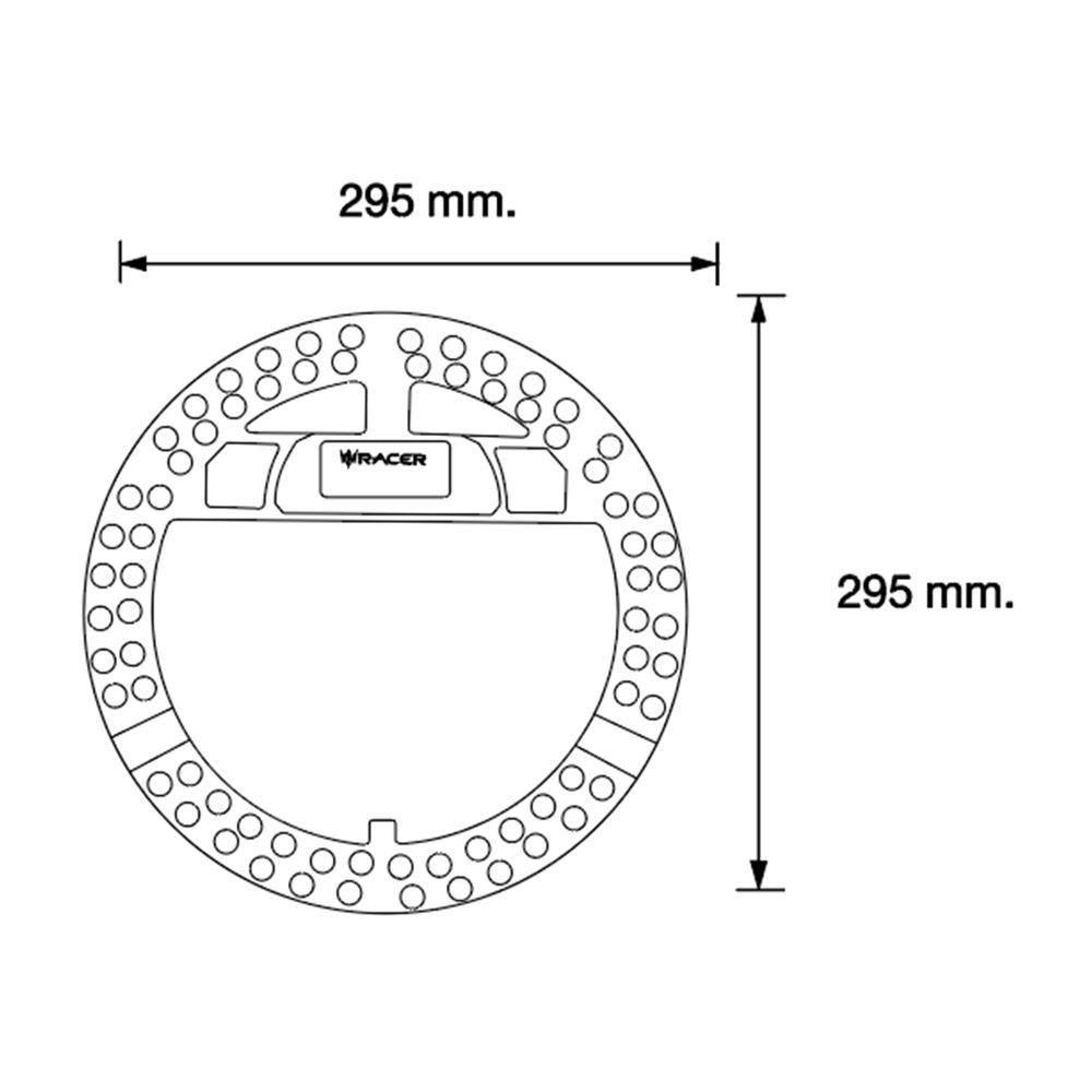 หลอด LED RACER MAGNET 3 COLORS ULTRA WIDE 36 วัตต์ COOLWHITE DAYLIGHT WARMWHITE