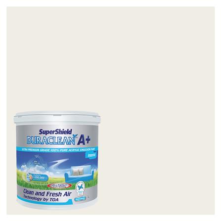 WATER-BASED INTERIOR PAINT TOA SUPERSHIELD DURACLEAN SIERA BLANCA #8444 SEMI-GLOSS 2.5GAL