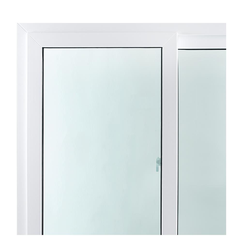 หน้าต่างบานเลื่อน UPVC S-S มุ้ง HOFFEN 120X110 ซม. สีขาว