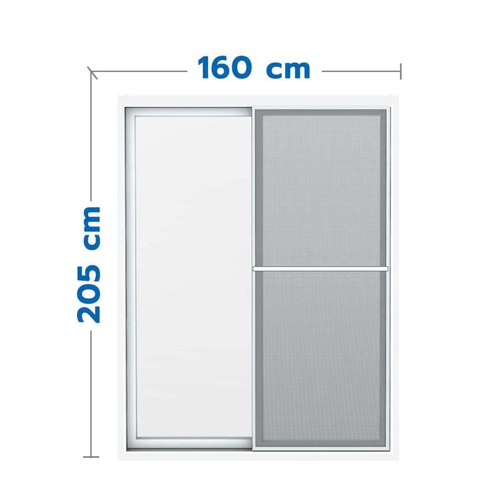ประตูบานเลื่อน UPVC S-S HOFFEN PRO 160X205 ซม. สีขาว