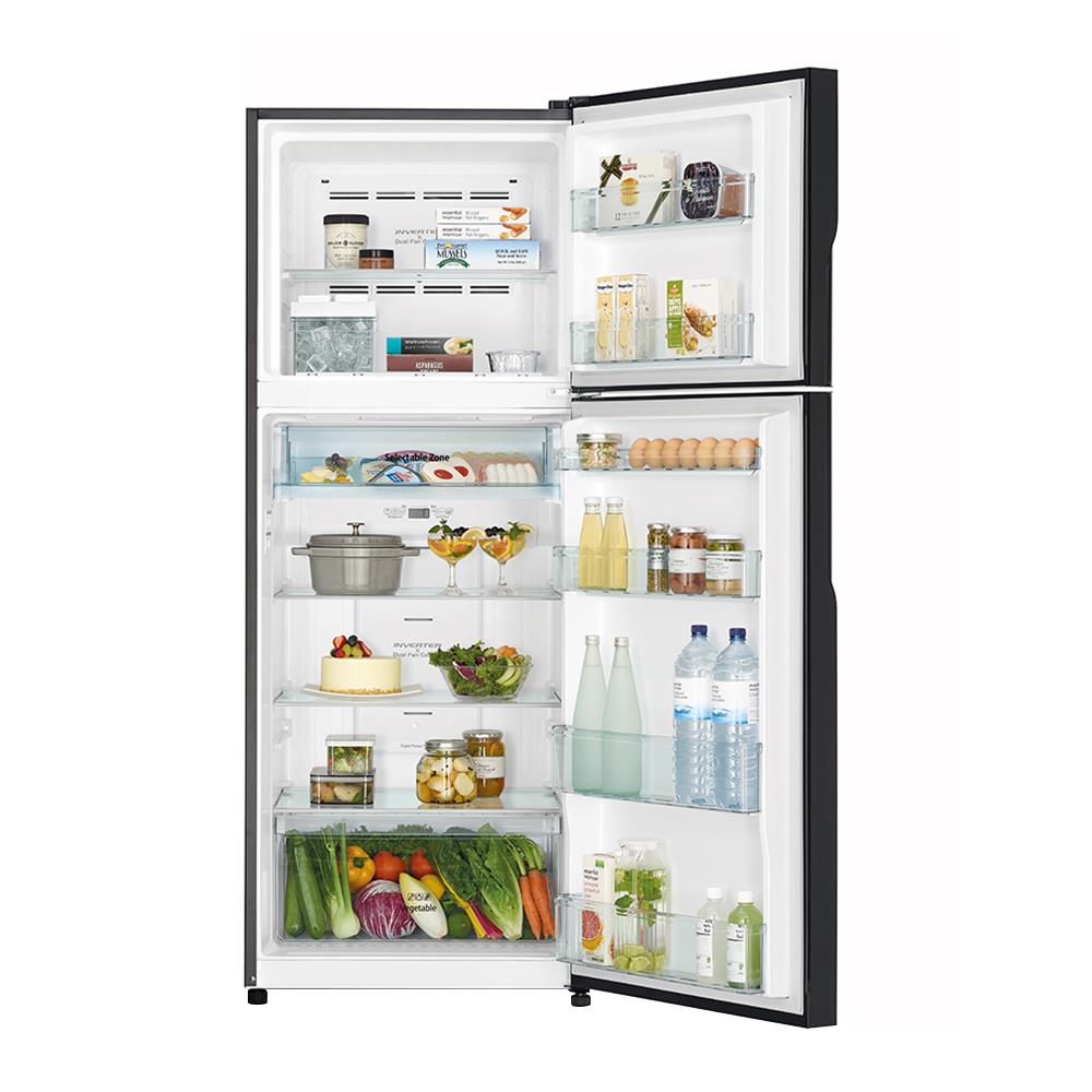 ตู้เย็น 2 ประตู HITACHI RVX400PF-1BSL 15 คิว สเตนเลส อินเวอร์เตอร์