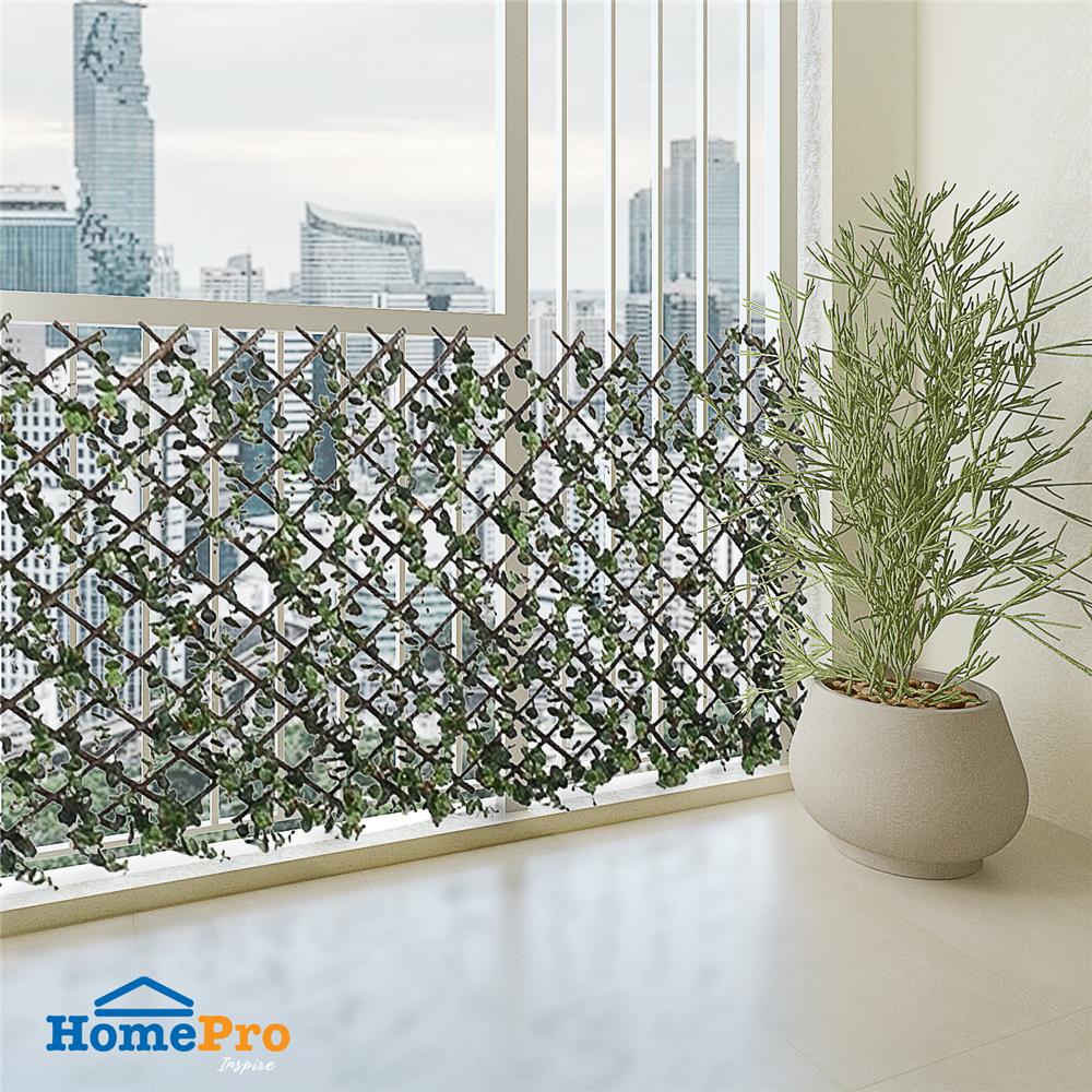 รั้วไม้อเนกประสงค์ ยืด-หด ME LIVING EUCA 200X100 ซม.