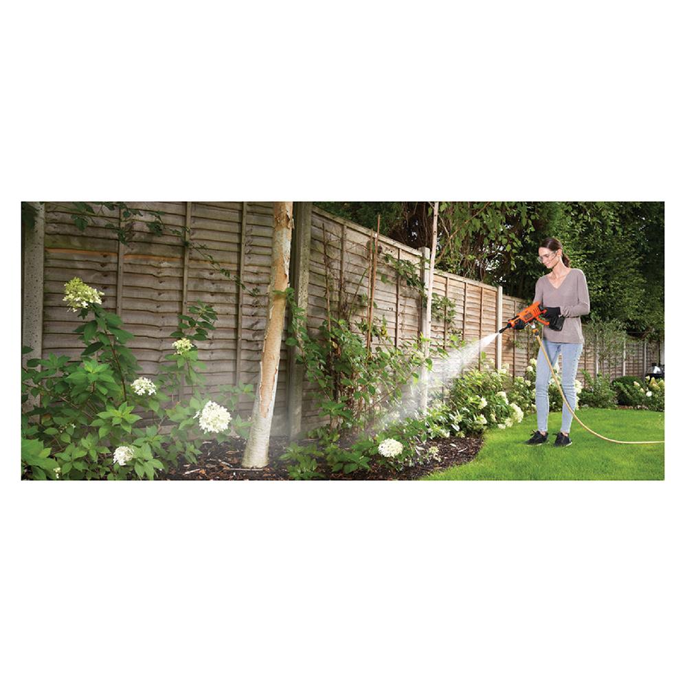 เครื่องฉีดน้ำไร้สาย (พร้อมแบตเตอรี่) BLACK&DECKER BCPC20D1SG-B1 24 บาร์ 20 โวลต์