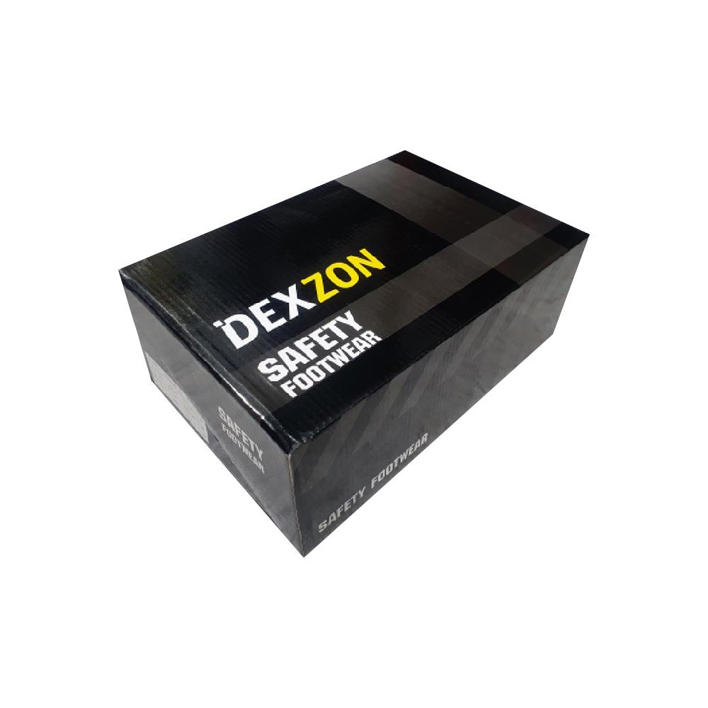 รองเท้านิรภัยผ้า พื้น PU DEXZON LJ-2066 เบอร์ 42 สีดำ
