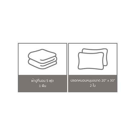 BEDSHEET SET 5' 3PCS PREMIER SATIN ROYAL TOUCH SPC058