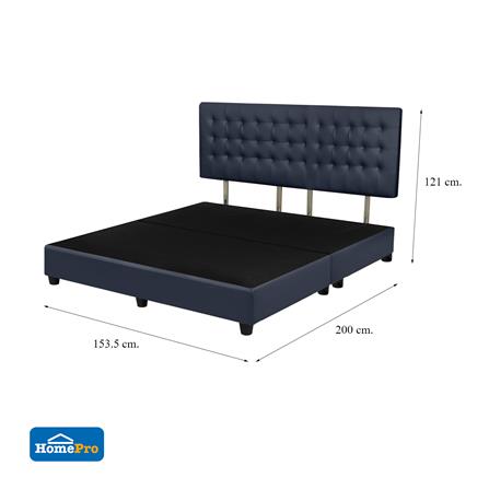 ฐานรองหัวเตียง 5 ฟุต HOME LIVING STYLE MUNICH สีกรมท่า_6