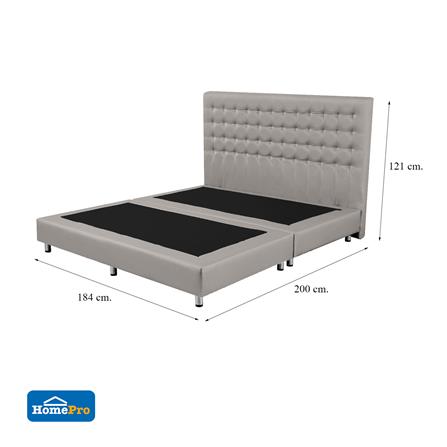 ฐานรองหัวเตียง 6 ฟุต HOME LIVING STYLE BERLIN สีเทาอ่อน_5