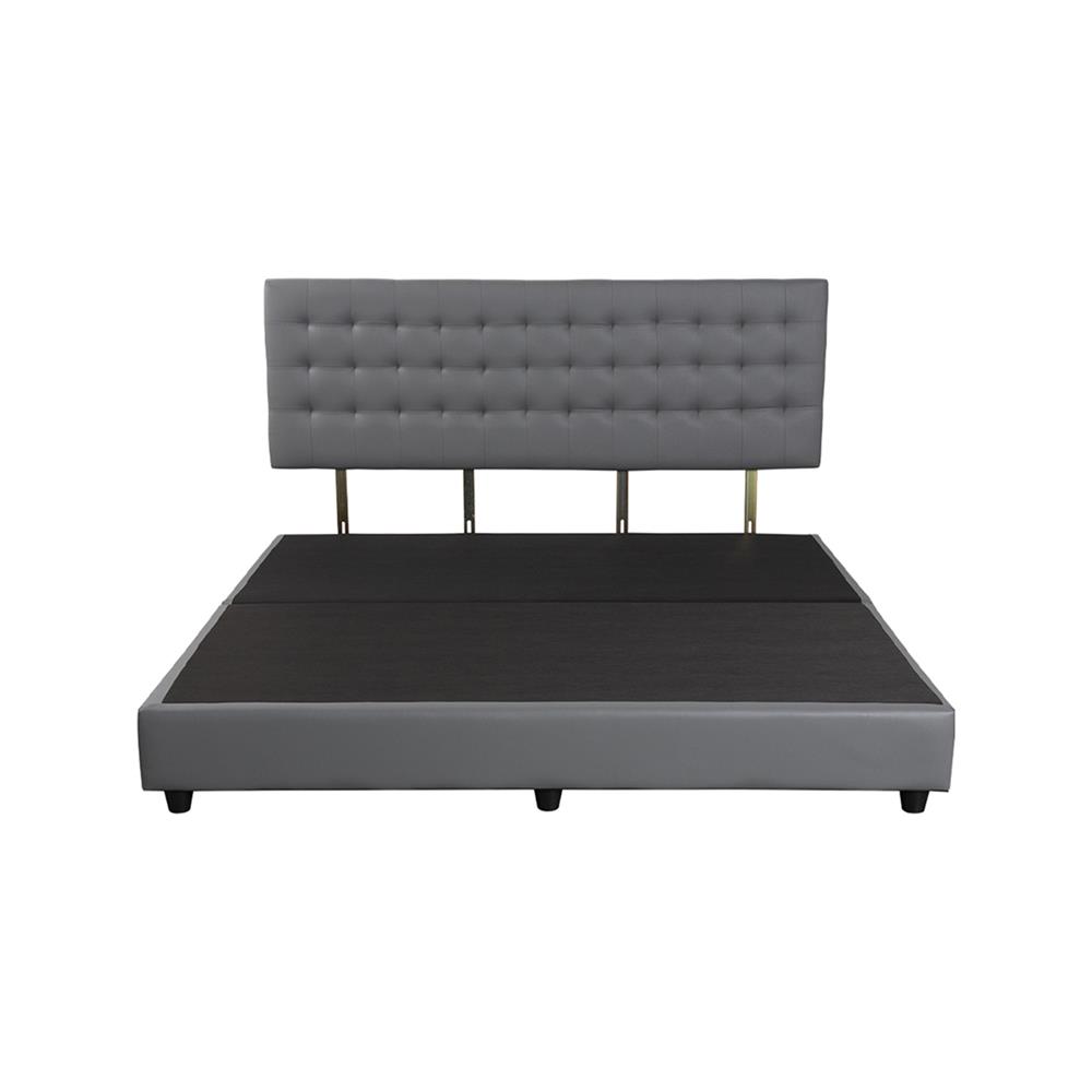 ฐานรองหัวเตียง 6 ฟุต HOME LIVING STYLE MUNICH สีเทาเข้ม