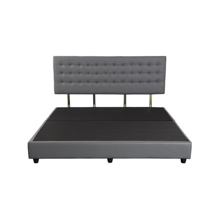 ฐานรองหัวเตียง 6 ฟุต HOME LIVING STYLE MUNICH สีเทาเข้ม_1