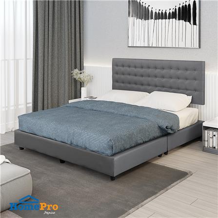 ฐานรองหัวเตียง 6 ฟุต HOME LIVING STYLE MUNICH สีเทาเข้ม_5