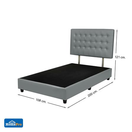 ฐานรองหัวเตียง 3.5 ฟุต HOME LIVING STYLE MUNICH สีเทาเข้ม_5