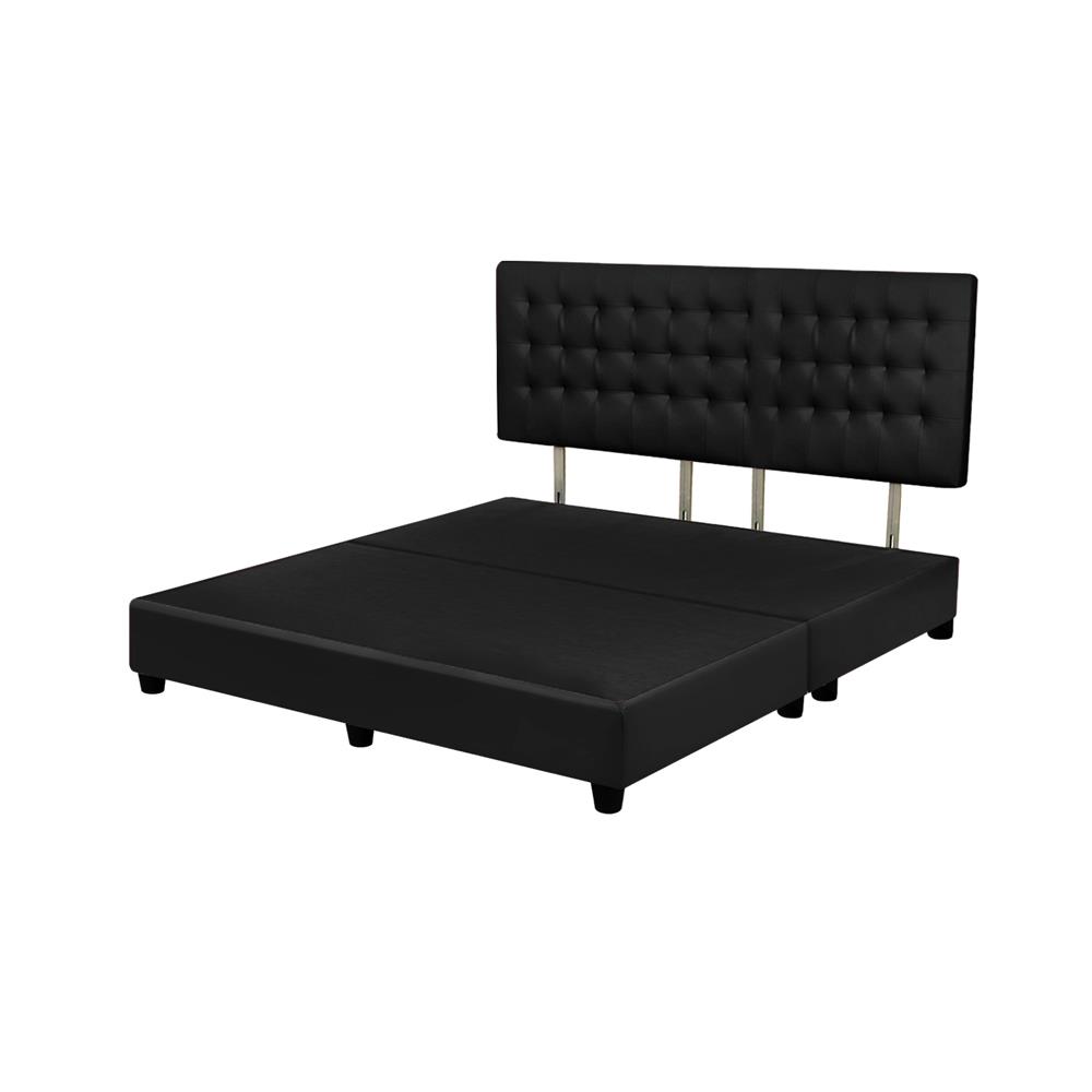 ฐานรองหัวเตียง 6 ฟุต HOME LIVING STYLE MUNICH สีดำ