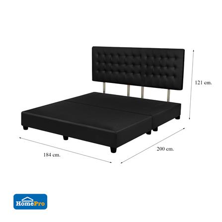 ฐานรองหัวเตียง 6 ฟุต HOME LIVING STYLE MUNICH สีดำ_6