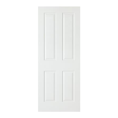 ประตูภายใน HDF AZLE ศรีวิชัย 4 ลูกฟัก 80x200 ซม. สีขาว_0