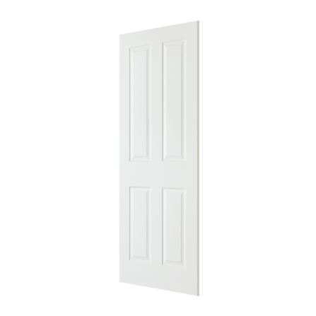 ประตูภายใน HDF AZLE ศรีวิชัย 4 ลูกฟัก 80x200 ซม. สีขาว_1