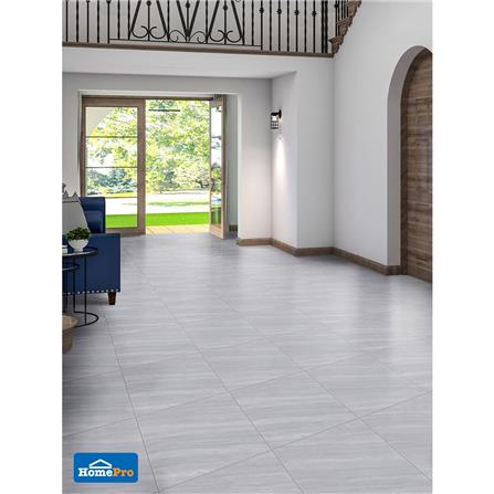 FLOOR TILE 16X16" TARA LIONE MARBLE GREY EXC PM 0.96M2