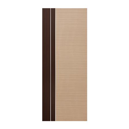 ประตูภายใน HPL ปิดผิว PVC FILM ECO-DOOR PL3 80X200 ซม. สีโอ๊ค ไม่เจาะลูกบิด_0