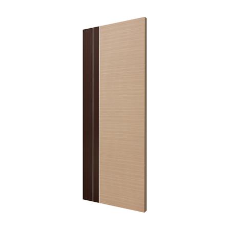 ประตูภายใน HPL ปิดผิว PVC FILM ECO-DOOR PL3 80X200 ซม. สีโอ๊ค ไม่เจาะลูกบิด_1