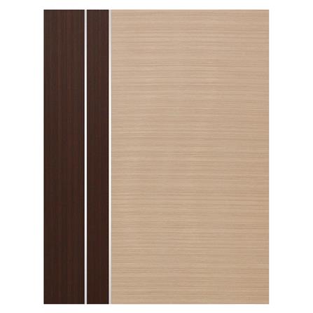 ประตูภายใน HPL ปิดผิว PVC FILM ECO-DOOR PL3 80X200 ซม. สีโอ๊ค ไม่เจาะลูกบิด_2