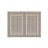 DOUBLE KITCHEN SINK CABINET DOOR STARMARK KYLIE OAK