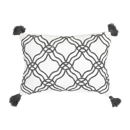 CUSHION HOME LIVING STYLE ORSAR 14X20" WHITE