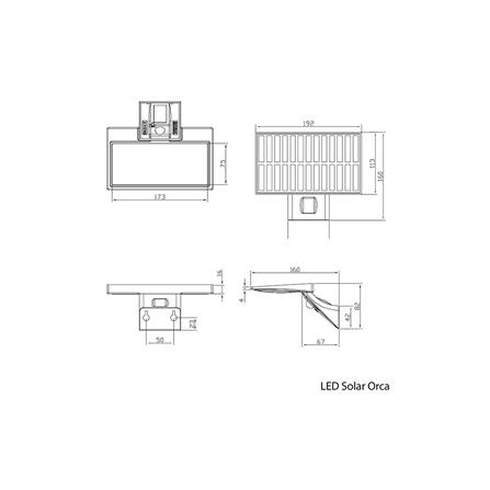 ไฟผนังนอก SOLAR SHINING S-WLL05B-SL 7 วัตต์ DAYLIGHT สีดำ_8