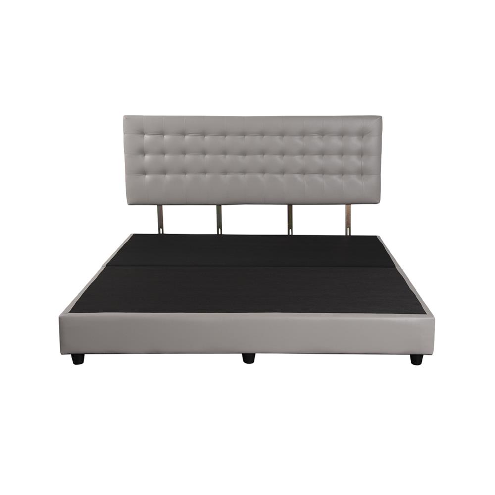 ฐานรองหัวเตียง 5 ฟุต HOME LIVING STYLE MUNICH สีเทาอ่อน