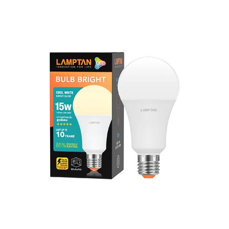 หลอด LED LAMPTAN A60 BRIGHT 15 วัตต์ E27 COOLWHITE_2
