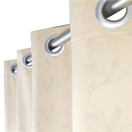 EYELET CURTAIN HOME LIVING STYLE AZALEA UV 140X250CM CREAM