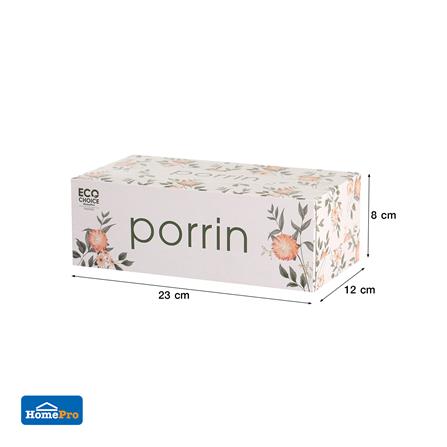 กระดาษเช็ดหน้า PORRIN BOX 150 แผ่น แพ็ค 3_7