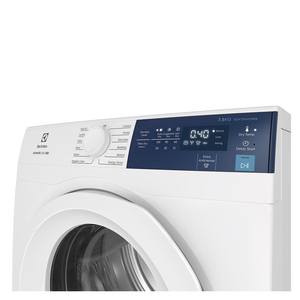 FRONT LOAD DRYER ELECTROLUX EDV754H3WB 7.5KG WITH STAND
