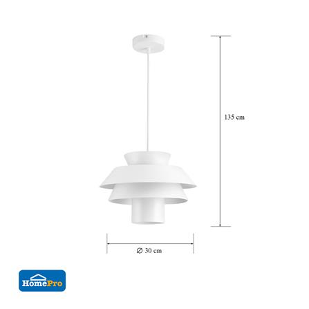 ไฟช่อ CARINI P200855-WH สีขาว 1 หัว_2