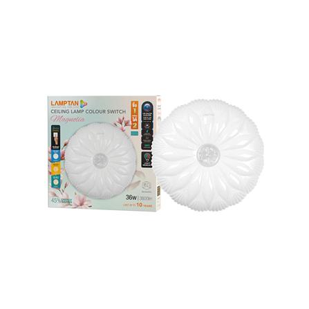 ไฟเพดาน LED LAMPTAN MAGNOLIA 36 วัตต์ DAYLIGHT COOLWHITE WARMWHITE 15 นิ้ว_2