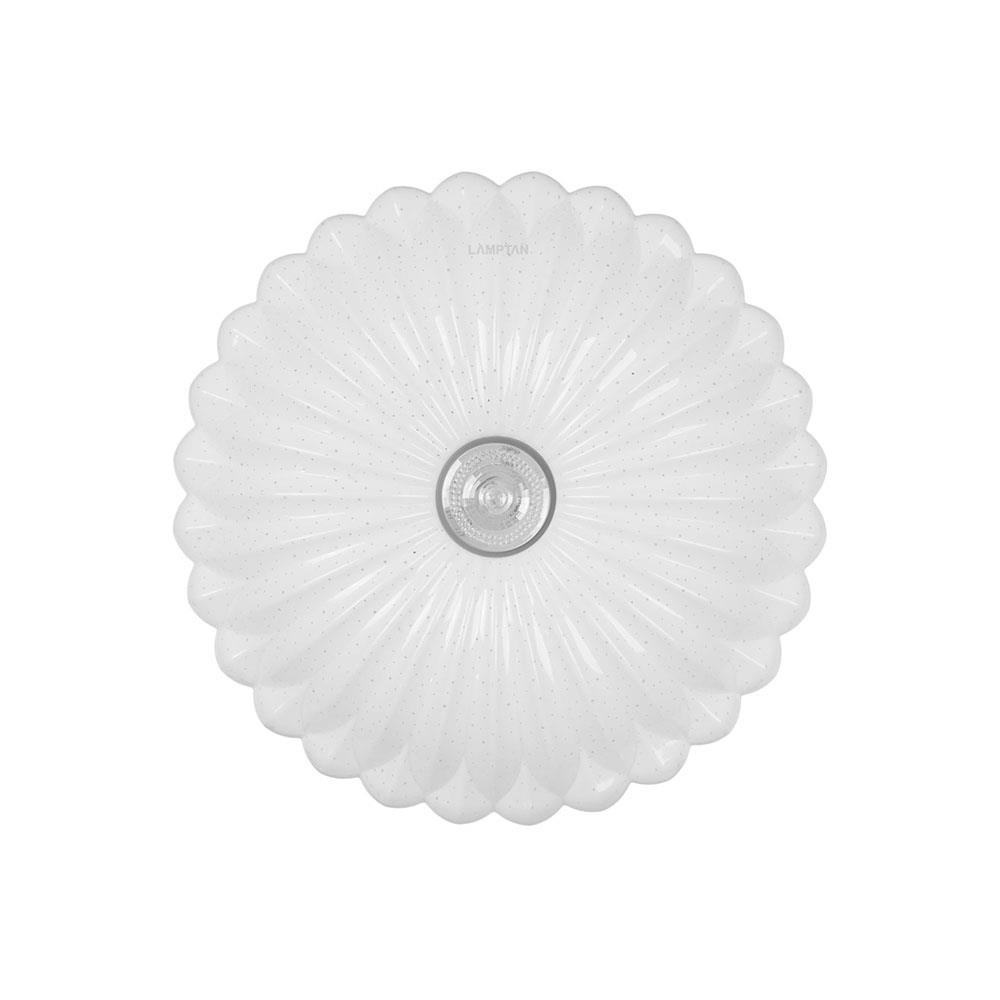 ไฟเพดาน LED LAMPTAN SUNFLOWER 50 วัตต์ DAYLIGHT COOLWHITE WARMWHITE 19 นิ้ว