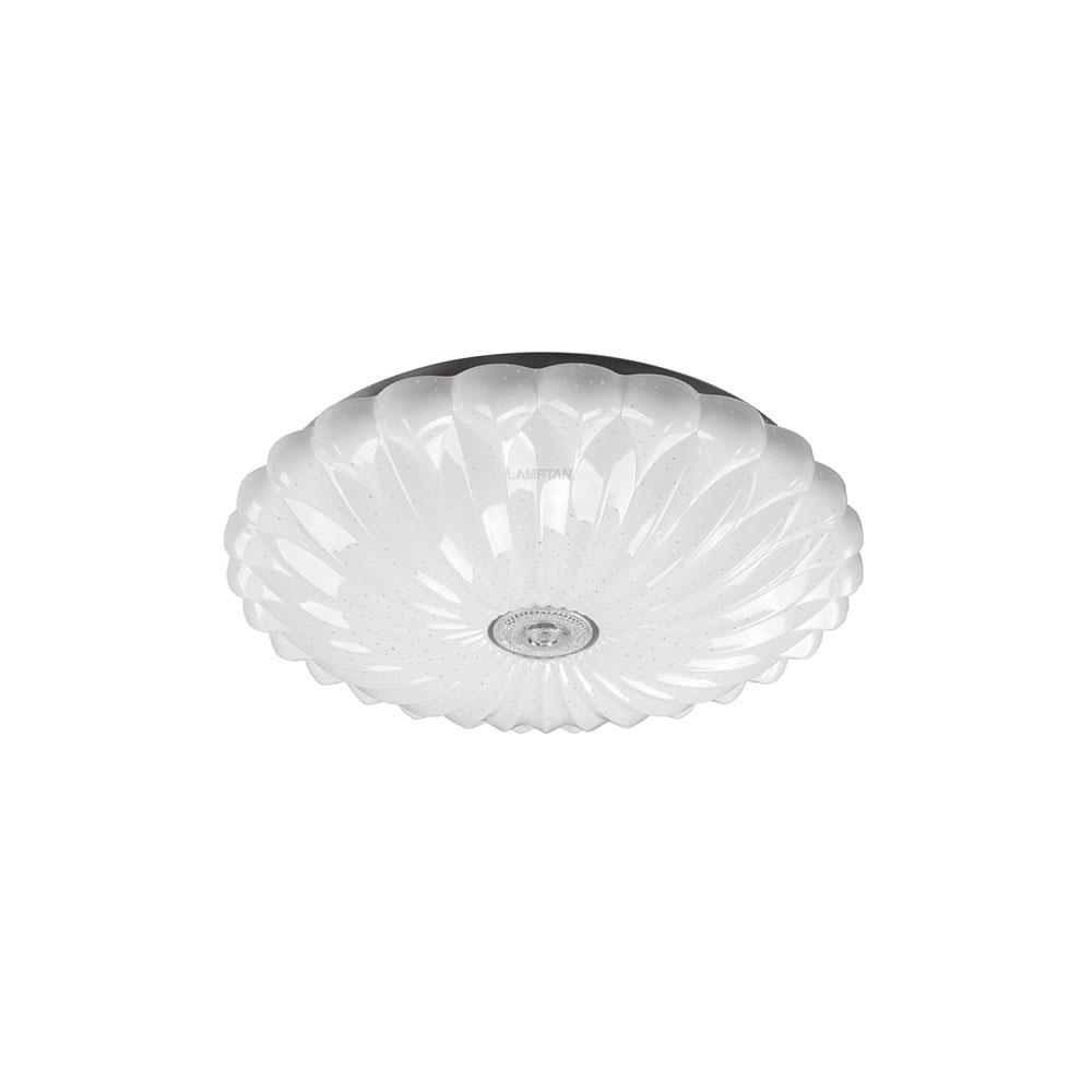 ไฟเพดาน LED LAMPTAN SUNFLOWER 50 วัตต์ DAYLIGHT COOLWHITE WARMWHITE 19 นิ้ว