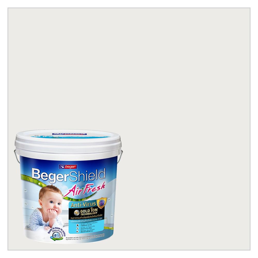 WATERBASED INTERIOR PAINT BEGER AIRFRESH GOLD CARBON COAL 1391 SEMI