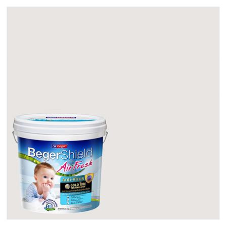 WATER-BASED INTERIOR PAINT BEGER AIRFRESH GOLD COVERED DARKNESS #132-1 SEMI-GLOSS 9L