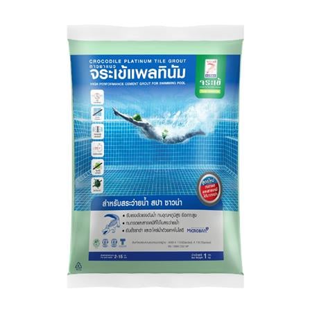 กาวยาแนว จระเข้ แพลทินัม 1 กก. สีเขียวตองอ่อน_0